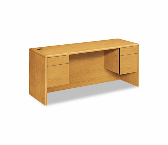HON10743CC 10700 Kneespace Credenza, 3/4 Height Pedestals, 72w x 24d x 29-1/2h, Harvest By HON COMPANY