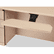 HON107497DD 10700 Series Computer Credenza, 72w x 24d x 29-1/2h, Natural Maple By HON COMPANY