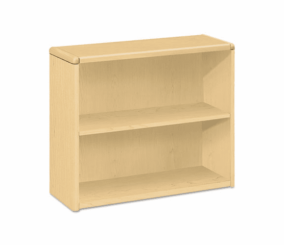 HON10752DD 10700 Series Bookcase, 2 Shelves, 36w x 13-1/8d x 29-5/8h, Natural Maple By HON COMPANY