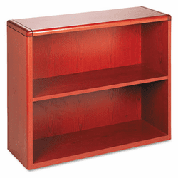 HON10752J 10700 Series Bookcase, 2 Shelves, 36w x 13-1/8d x 29-5/8h, Henna Cherry By HON COMPANY