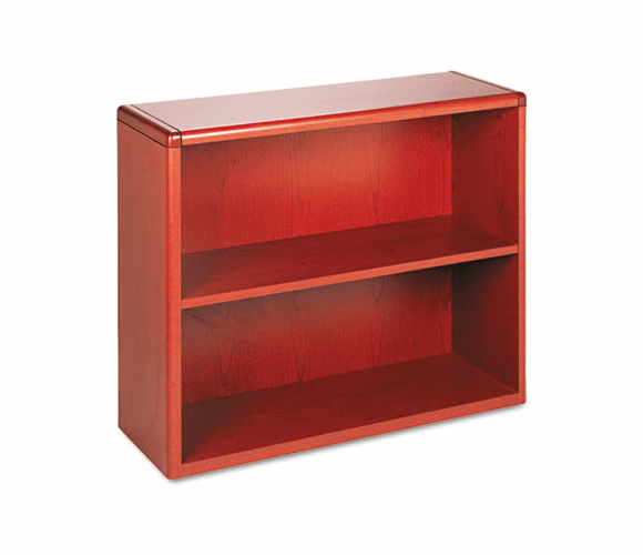 HON10752J 10700 Series Bookcase, 2 Shelves, 36w x 13-1/8d x 29-5/8h, Henna Cherry By HON COMPANY