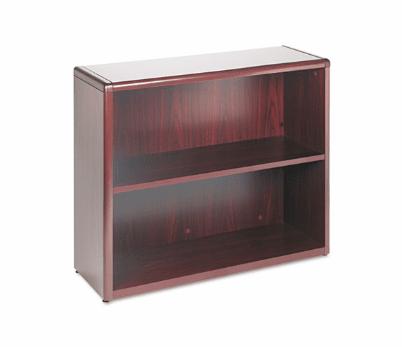 HON10752N 10700 Series Bookcase, 2 Shelves, 36w x 13-1/8d x 29-5/8h, Mahogany By HON COMPANY
