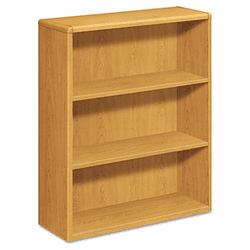 HON10753C 10700 Series Bookcase, 3 Shelves, 36w x 13-1/8d x 43-3/8h, Harvest By HON COMPANY