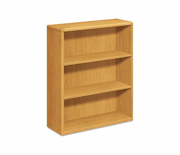 HON10753C 10700 Series Bookcase, 3 Shelves, 36w x 13-1/8d x 43-3/8h, Harvest By HON COMPANY