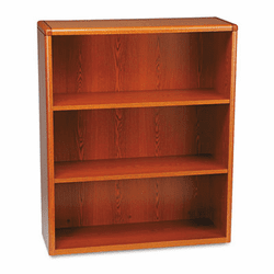 HON10753J 10700 Series Bookcase, 3 Shelves, 36w x 13-1/8d x 43-3/8h, Henna Cherry By HON COMPANY