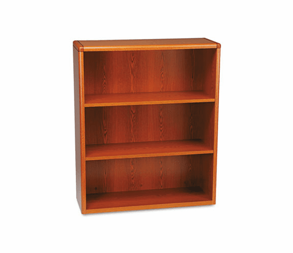 HON10753J 10700 Series Bookcase, 3 Shelves, 36w x 13-1/8d x 43-3/8h, Henna Cherry By HON COMPANY