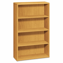 HON10754C 10700 Series Bookcase, 4 Shelves, 36w x 13-1/8d x 57-1/8h, Harvest By HON COMPANY