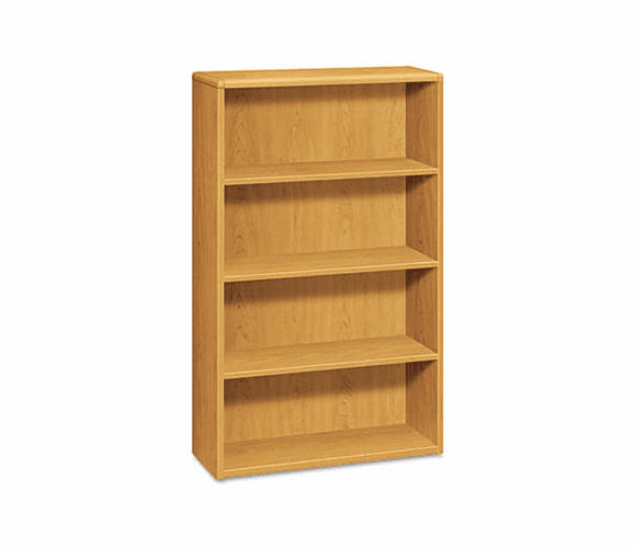HON10754C 10700 Series Bookcase, 4 Shelves, 36w x 13-1/8d x 57-1/8h, Harvest By HON COMPANY