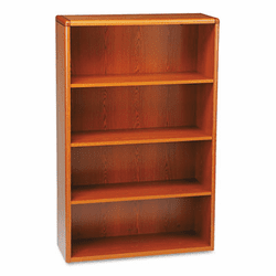 HON10754J 10700 Series Bookcase, 4 Shelves, 36w x 13-1/8d x 57-1/8h, Henna Cherry By HON COMPANY