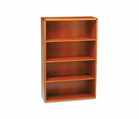 HON10754J 10700 Series Bookcase, 4 Shelves, 36w x 13-1/8d x 57-1/8h, Henna Cherry By HON COMPANY