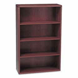 HON10754N 10700 Series Bookcase, 4 Shelves, 36w x 13-1/8d x 57-1/8h, Mahogany By HON COMPANY