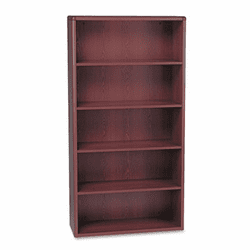 HON10755N 10700 Series Bookcase, 5 Shelves, 36w x 13-1/8d x 71h, Mahogany By HON COMPANY