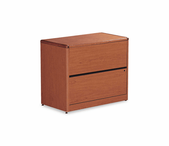 HON10762J 10700 Series Two-Drawer Lateral File, 36w x 20d x 29-1/2h, Henna Cherry By HON COMPANY