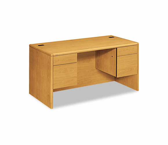 HON10771CC 10700 Series Desk, 3/4-Height Double Pedestals, 60w x 30d x 29-1/2h, Harvest By HON COMPANY