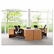 HON10784LCC 10700 L-Workstation Desk, 3/4-Left Pedestal, 66w x 30d x 29-1/2h, Harvest By HON COMPANY