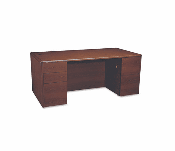 HON10799NN 10700 Double Pedestal Desk with Full Pedestals, 72w x 36d x 29-1/2h, Mahogany By HON COMPANY