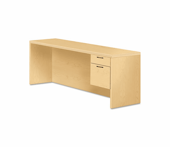 HON11545RAFDD Valido 11500 Series Right Pedestal Credenza, 72w x 24d x 29-1/2h, Natural Maple By HON COMPANY