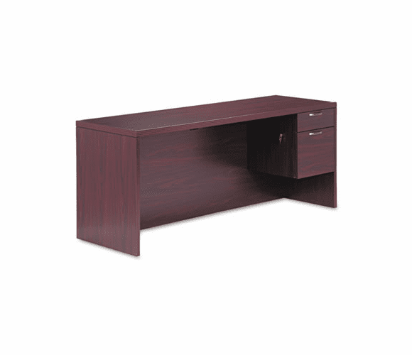 HON11545RAFNN Valido 11500 Series Right Pedestal Credenza, 72w x 24d x 29-1/2h, Mahogany By HON COMPANY