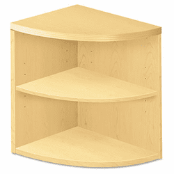 HON115520AXDD Valido 11500 2-Shelf End Cap Bookshelf, 24w x 24d x 29-1/2h, Natural Maple By HON COMPANY