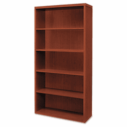HON11555AXJJ Valido 11500 Series Bookcase, 5 Shelves, 36w x 13-1/8d x 71h, Henna Cherry By HON COMPANY