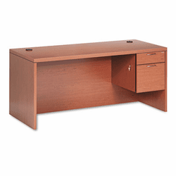 HON11583RABHH Valido 11500 Series Right Pedestal Desk, 66w x 30d x 29-1/2h, Bourbon Cherry By HON COMPANY