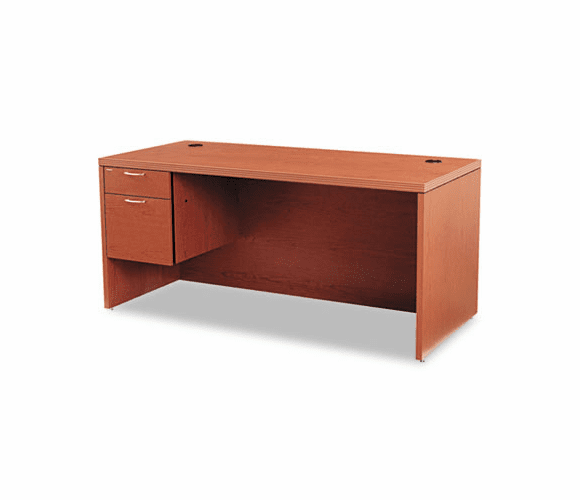 HON11584LABJJ Valido 11500 Series Left Pedestal Desk, 66w x 30d x 29-1/2h, Henna Cherry By HON COMPANY