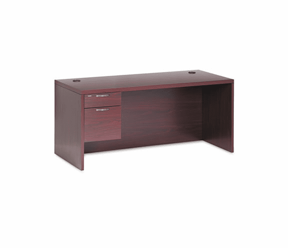 HON11584LAFNN Valido 11500 Series Left Pedestal Desk, 66w x 30d x 29-1/2h, Mahogany By HON COMPANY