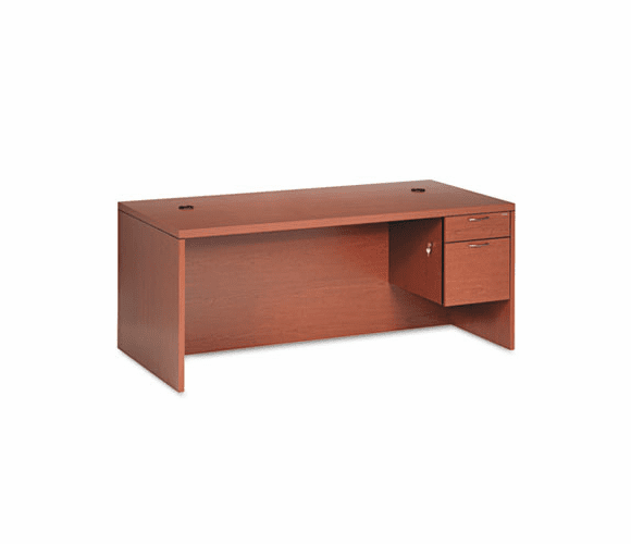 HON11585RABHH Valido 11500 Series Right Pedestal Desk, 72w x 36d x 29-1/2h, Bourbon Cherry By HON COMPANY