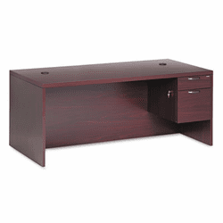 HON11585RAFNN Valido 11500 Series Right Pedestal Desk, 72w x 36d x 29-1/2h, Mahogany By HON COMPANY