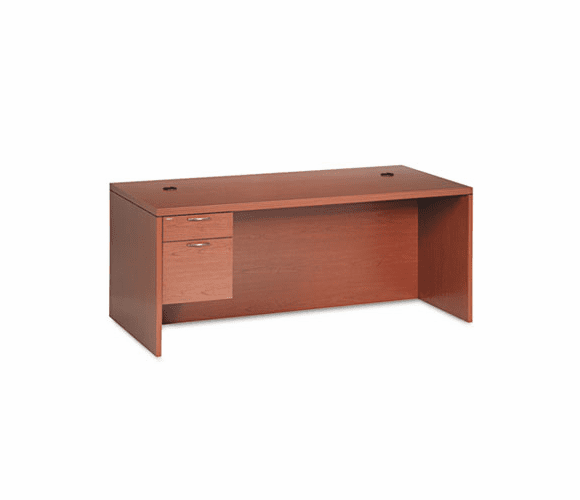 HON11586LABHH Valido 11500 Series Left Pedestal Desk, 72w x 36d x 29-1/2h, Bourbon Cherry By HON COMPANY