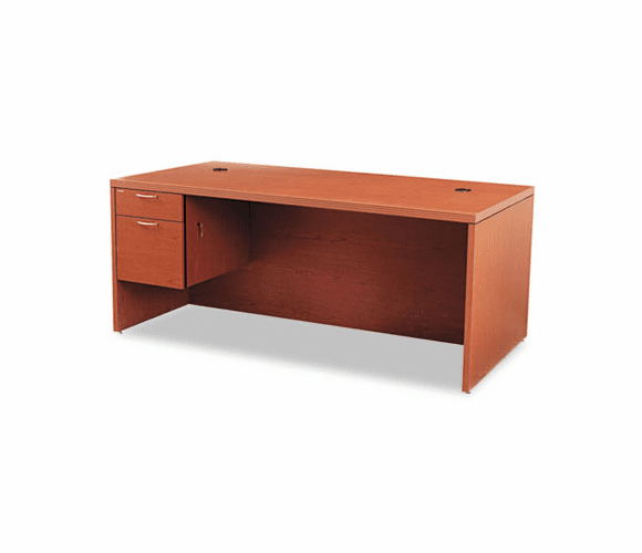 HON11586LABJJ Valido 11500 Series Left Pedestal Desk, 72w x 36d x 29-1/2h, Henna Cherry By HON COMPANY