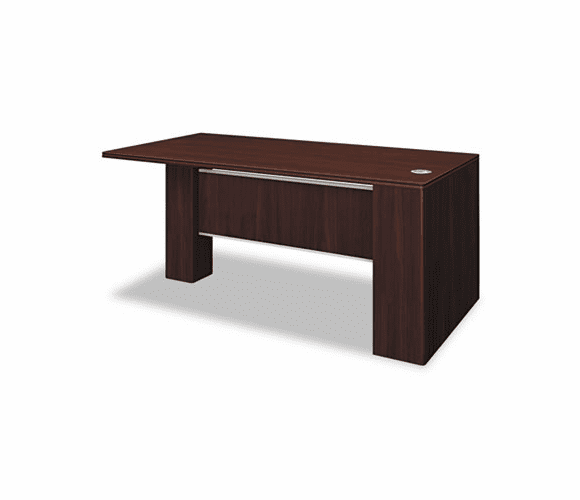 HON11821RNN Attune Right Peninsula, Laminate Modesty Panel, 72w x 36d x 29-1/2h, Mahogany By HON COMPANY