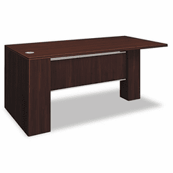 HON11822LNN Attune Left Peninsula, Laminate Modesty Panel, 72w x 36d x 29-1/2h, Mahogany By HON COMPANY