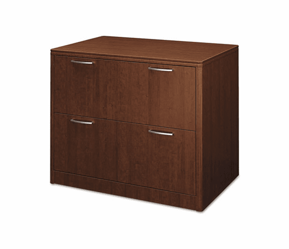 HON118690FF Attune Series Lateral File, Two-Drawer, 36w x 24d x 29-1/2h, Shaker Cherry By HON COMPANY
