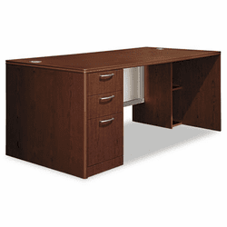 HON11888LGFF Attune Left Pedestal Desk, Frosted Mod Panel, 72w x 36d x 29-1/2h, Shaker CY By HON COMPANY