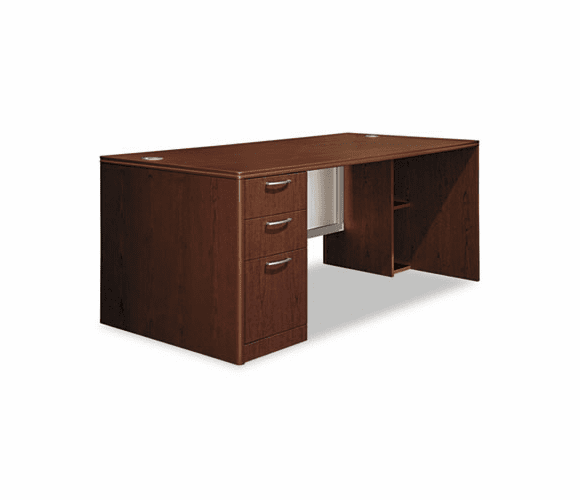 HON11888LGFF Attune Left Pedestal Desk, Frosted Mod Panel, 72w x 36d x 29-1/2h, Shaker CY By HON COMPANY