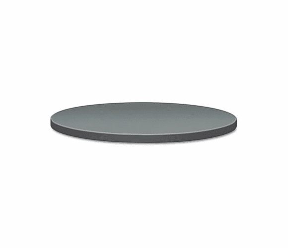 HON1320A9S Self-Edge Round Hospitality Table Top, 30" Dia., Steel Mesh Pattern, Charcoal By HON COMPANY