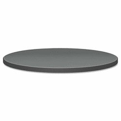 HON1321A9S Self-Edge Round Hospitality Table Top, 36" Dia., Steel Mesh Pattern, Charcoal By HON COMPANY