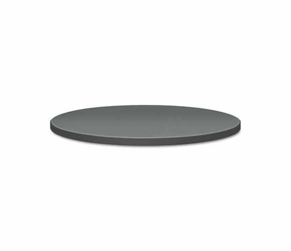 HON1321A9S Self-Edge Round Hospitality Table Top, 36" Dia., Steel Mesh Pattern, Charcoal By HON COMPANY