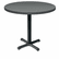 HON1321A9S Self-Edge Round Hospitality Table Top, 36" Dia., Steel Mesh Pattern, Charcoal By HON COMPANY