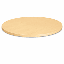 HON1321DD Self-Edge Round Hospitality Table Top, 36" Diameter, Natural Maple By HON COMPANY