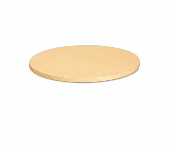 HON1321DD Self-Edge Round Hospitality Table Top, 36" Diameter, Natural Maple By HON COMPANY