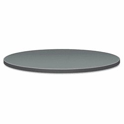 HON1322A9S Self-Edge Round Hospitality Table Top, 42" Dia., Steel Mesh Pattern, Charcoal By HON COMPANY