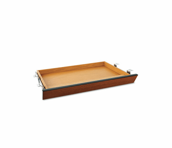 HON1526H Laminate Angled Center Drawer, 26w x 15-3/8d x 2-1/2h, Bourbon Cherry By HON COMPANY