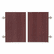 HON1801N Optional Doors for 1870/1890 Series Laminate Bookcases, 36w x 25-3/4h, Mahogany By HON COMPANY