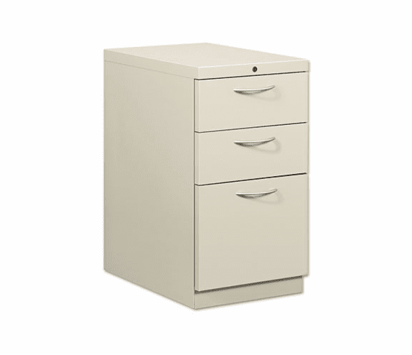 HON18723AQ Flagship Mobile Box/Box/File Pedestal, Arch Pull, 22-7/8d, Light Gray By HON COMPANY