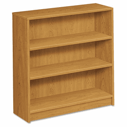 HON1872C 1870 Series Bookcase, 3 Shelves, 36w x 11-1/2d x 36-1/8h, Harvest By HON COMPANY