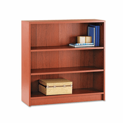 HON1872J 1870 Series Bookcase, 3 Shelves, 36w x 11-1/2d x 36-1/8h, Henna Cherry By HON COMPANY