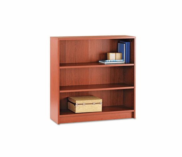 HON1872J 1870 Series Bookcase, 3 Shelves, 36w x 11-1/2d x 36-1/8h, Henna Cherry By HON COMPANY