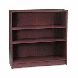 HON1872N 1870 Series Bookcase, 3 Shelves, 36w x 11-1/2d x 36-1/8h, Mahogany By HON COMPANY
